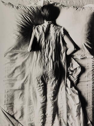 Catalog image of irving penn | 'girl in bed (jean patchett)', new york, 1949