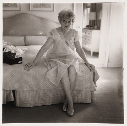 Catalog image of diane arbus | 'woman in her negligee, n. y. c.'