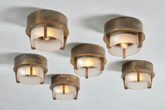 View 1 of Lot 126: Six Ceiling Lights