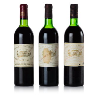 View 1 of Lot 7: Château Margaux 1970/1974/1977 (3 BT)