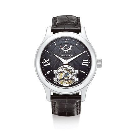 Catalog image of chopard | l.u.c. tourbillon, reference 161869.9004 a limited edition platinum t…