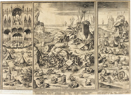 Catalog image of after hieronymus bosch | the last judgement. triptych (hollstein 7)