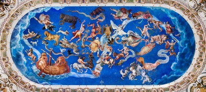 Catalog image of Astrological World and Constellations, Ceiling Painting in the Room of the Worl…