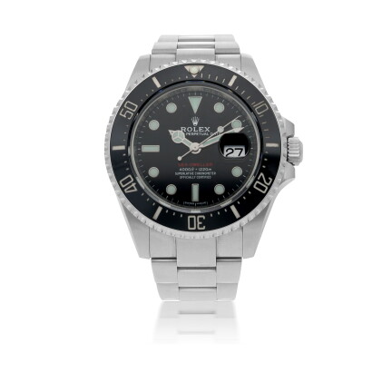 Catalog image of rolex | sea-dweller, ref 126600 stainless steel wristwatch with date and bracel…
