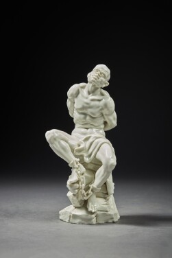 View 1 of Lot 42: A Doccia White Figure of a Moorish Slave, Circa 1760-70