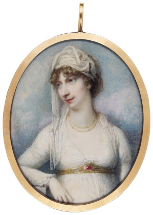 Catalog image of richard cosway, r.a. | portrait of anna maria maltby, later mrs elliot (b. 1771…