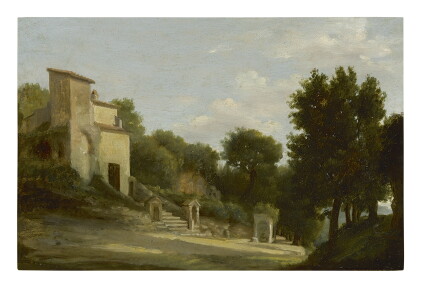 Catalog image of auguste jean-baptiste vinchon | the ruins of domitian's villa at castel gandolf…