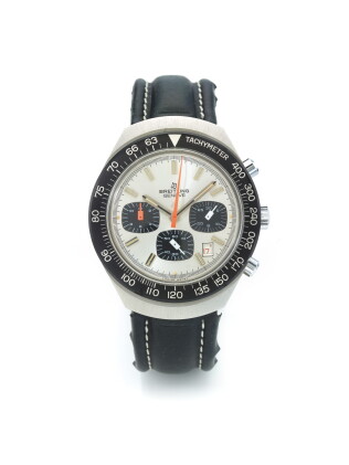 Catalog image of breitling | ref 7104 long playing, a stainless steel chronograph wristwatch wit…