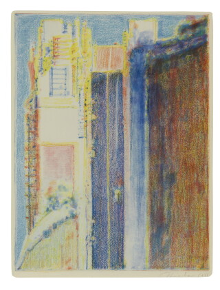 Catalog image of wayne thiebaud | untitled (city edge)