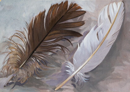 Catalog image of Deux plumes