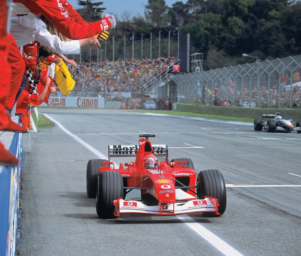 Michael Schumacher S Championship Winning Ferrari F2002 Leads Abu Dhabi S First Collector Car Auction Automobiles Rm Sotheby S Sotheby S