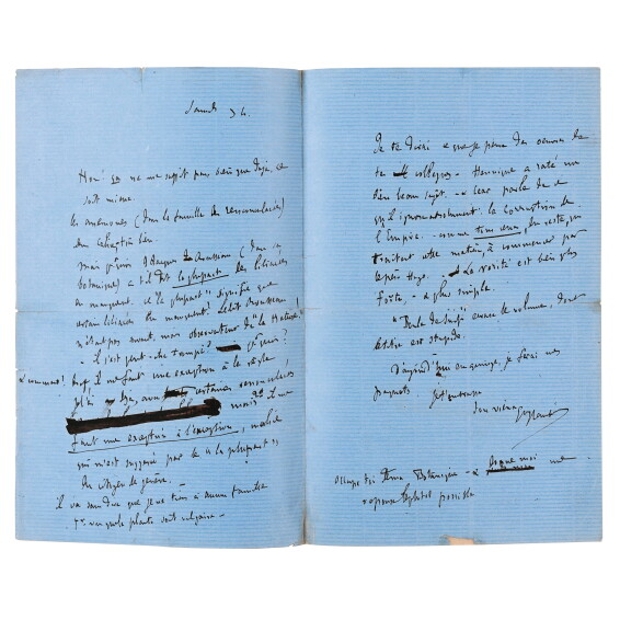 (#109) Flaubert, Gustave, Correspondance autographe à Guy de Maupassant ...