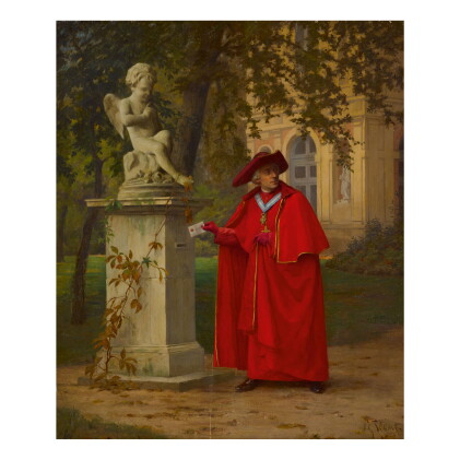 Catalog image of jehan georges vibert | a secret letter