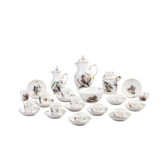 View 1 of Lot 779: A Höchst porcelain ornithological coffee and hot chocolate service, circa 1755