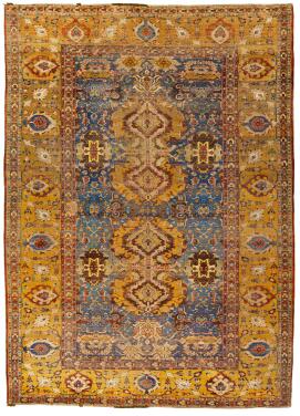 View 1 of Lot 145: A North West Anatolian silk carpet, early 20th century