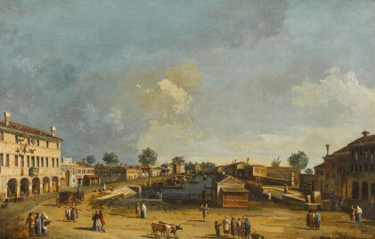 Catalog image of Mestre, a view of the Riva delle Barche and the Antica Posta