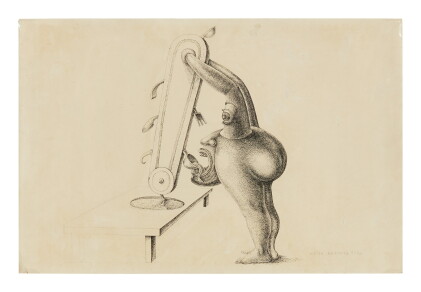 Catalog image of victor brauner | monstre surrealiste á son repas