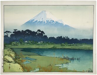 View 1 of Lot 26: Yoshida Hiroshi (1876-1950) | Sunrise (Asahi) | Taisho period, early 20th century 