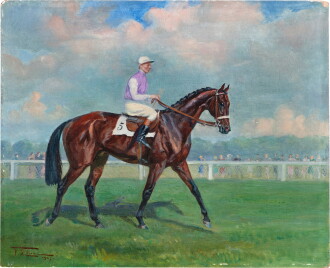 View 1 of Lot 9: Jockey montant Prince Chevalier
