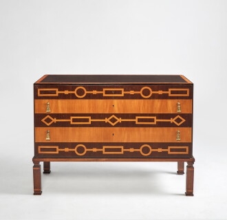 View 1 of Lot 640: "Library" Chest of Drawers