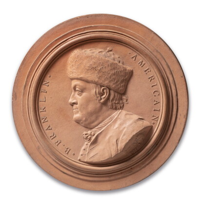 Catalog image of jean-baptiste nini | benjamin franklin [benjamin franklin au bonnet de fourrure]