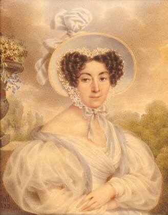 Catalog image of rodolphe bel | portrait of alexandrine boscary de villeplaine (1786-1850), 1833