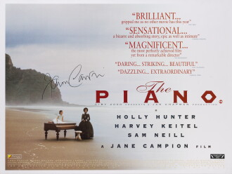 View 1 of Lot 67: The Piano (1993) Poster, British, Signed by Jane Campion (director)