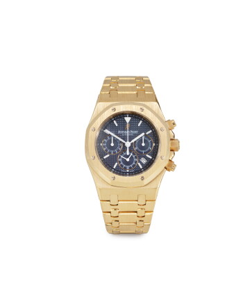 Catalog image of Royal Oak, Ref. BA25860/O/1110 Chronographe bracelet en or jaune avec date | Ye…