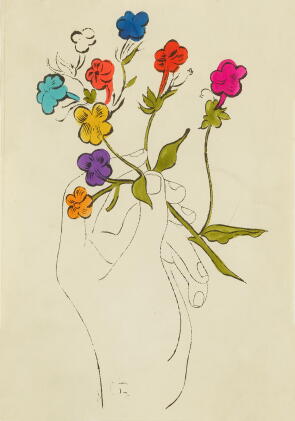 Catalog image of Hand and Flowers, from A Gold Book