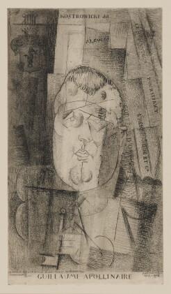 Catalog image of louis marcoussis | portrait de guillaume apollinaire (milet 33)