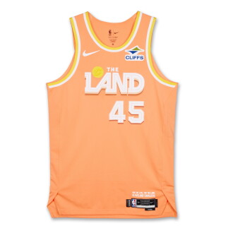 View 1 of Lot 6: Donovan Mitchell Cleveland Cavaliers 2025-2026 Game Worn City Edition Jersey | 45 Points