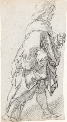 Catalog image of alessandro casolani | study of a man walking to the right