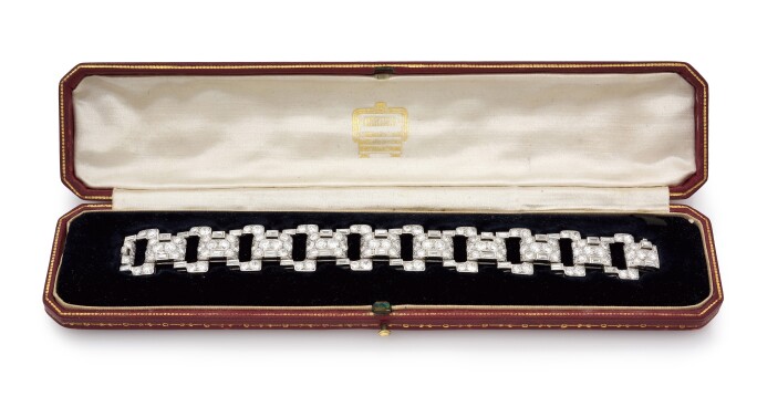 DIAMOND BRACELET, CARTIER, 1932. ESTIMATE: €40,000–60,000