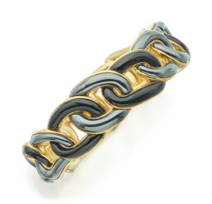 Catalog image of onyx and hematite bangle-bracelet, angela cummings