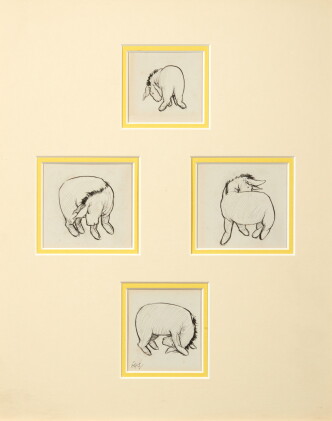 Catalog image of E.H. Shepard | "The Tail is Lost", four original illustrations, [1926]