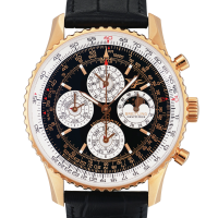 Breitling watch in an auction selling luxury watches