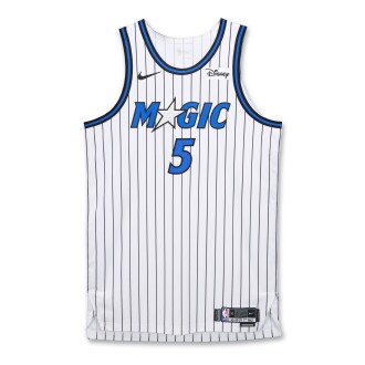 View 1 of Lot 8: Paolo Banchero Orlando Magic 2025-2026 Game Worn Association Edition Jersey | Double-Double