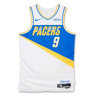 View 1 of Lot 64: T.J. McConnell Indiana Pacers 2025-2026 Game Worn City Edition Jersey 