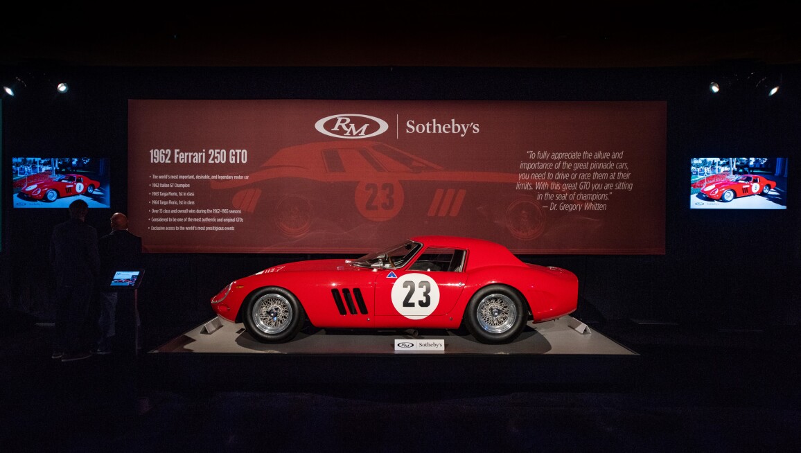 1962 Ferrari 250 Gto Leads Top 10 Automobiles Of 18 Automobiles Sotheby S