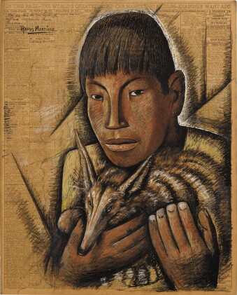 Catalog image of Niño con cacomixtle