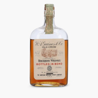 View 1 of Lot 2489: Old Crow W.A. Gaines & Co. Bottled In Bond 100 Proof 1916 (1 Bottle Pint)