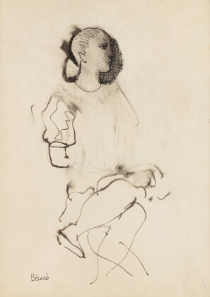 Catalog image of Esquisse de figure assise en collerette