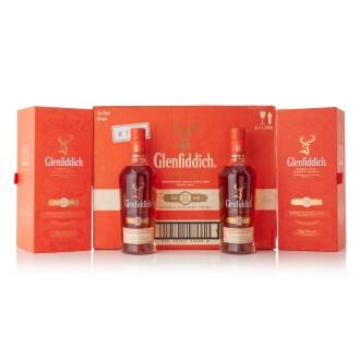 View 1 of Lot 6158: Glenfiddich 21 Year Old Reserva Rum Cask Finish 40.0 abv NV (2 BT70)