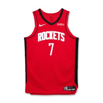 View 1 of Lot 2: Kevin Durant Houston Rockets 2025-2026 Game Worn Icon Edition Jersey | 35 Points | Clutch Performance