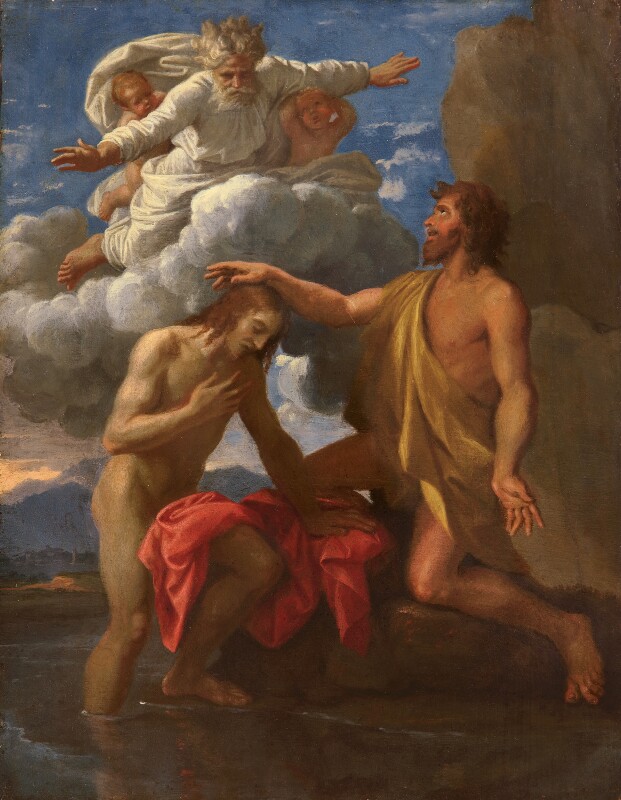 Nicolas Poussin S Powerful Intimate Depiction Of The Baptism Of
