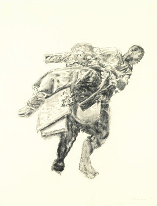 Catalog image of richard artschwager | untitled (two men)