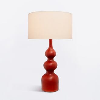 View 1 of Lot 501: "Trois Boules" Table Lamp