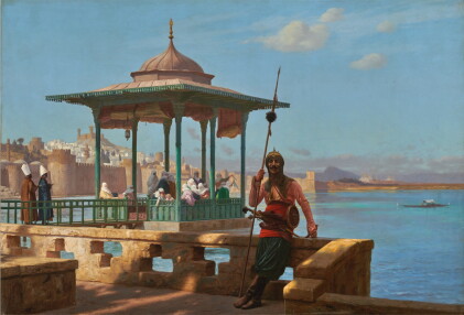 Catalog image of jean-léon gérôme | the harem in the kiosk