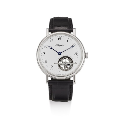Catalog image of breguet | tourbillon extra-plat, reference 5367pt 29 9wu a platinum tourbillon …