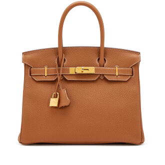View 1 of Lot 175: Gold Togo Birkin 30 Gold Hardware, 2022